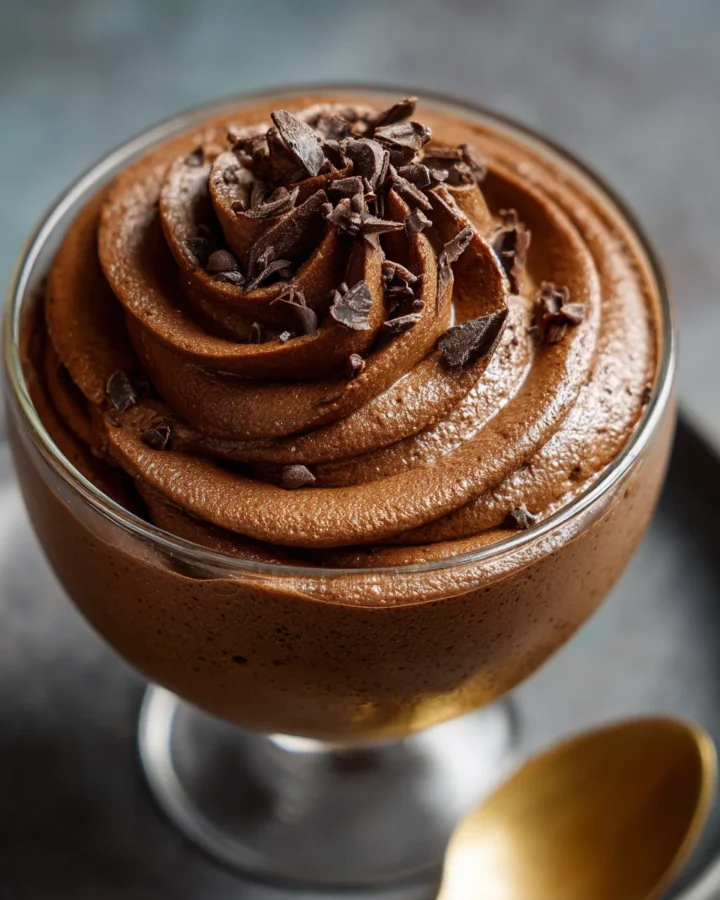 Fudgy Avocado Chocolate Mousse Vegan