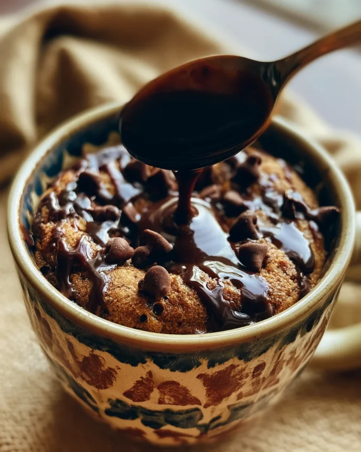 Fudgy Microwave Cookie-in-a-Mug