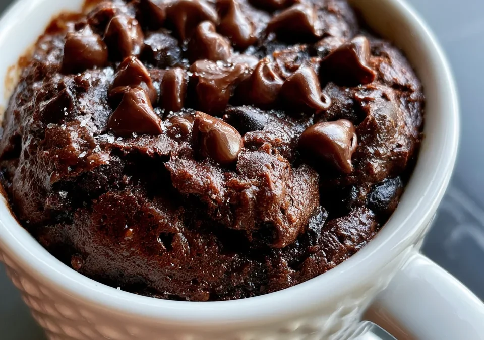 Fudgy Microwave Cookie-in-a-Mug