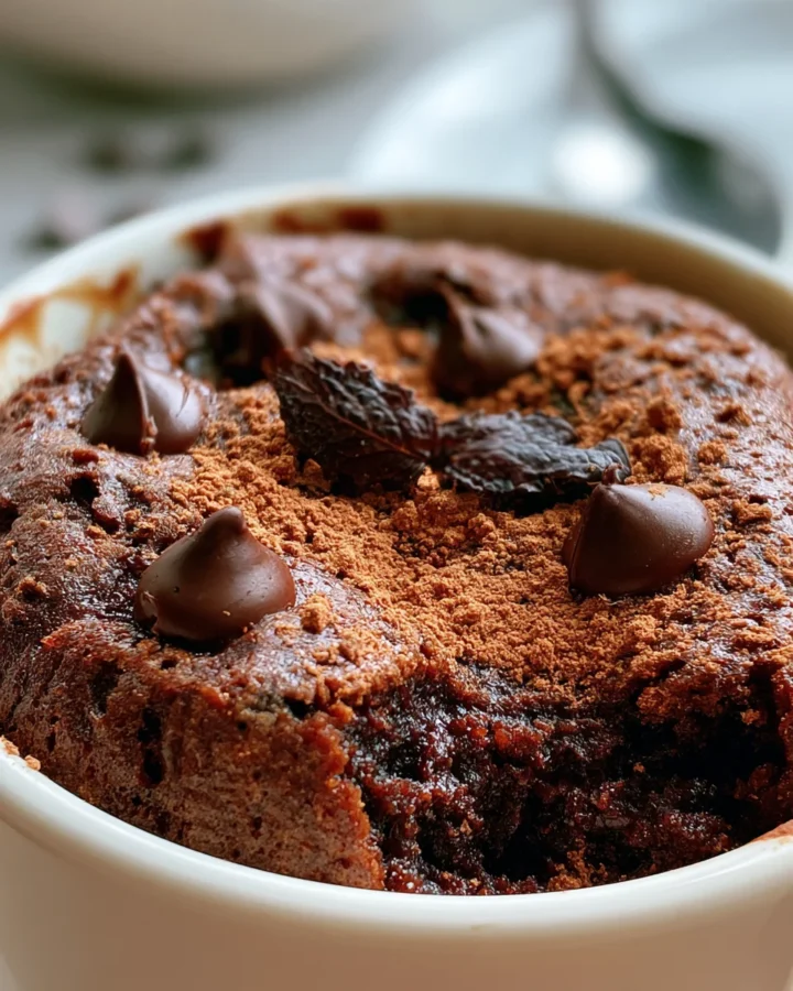 Fudgy Microwave Cookie-in-a-Mug