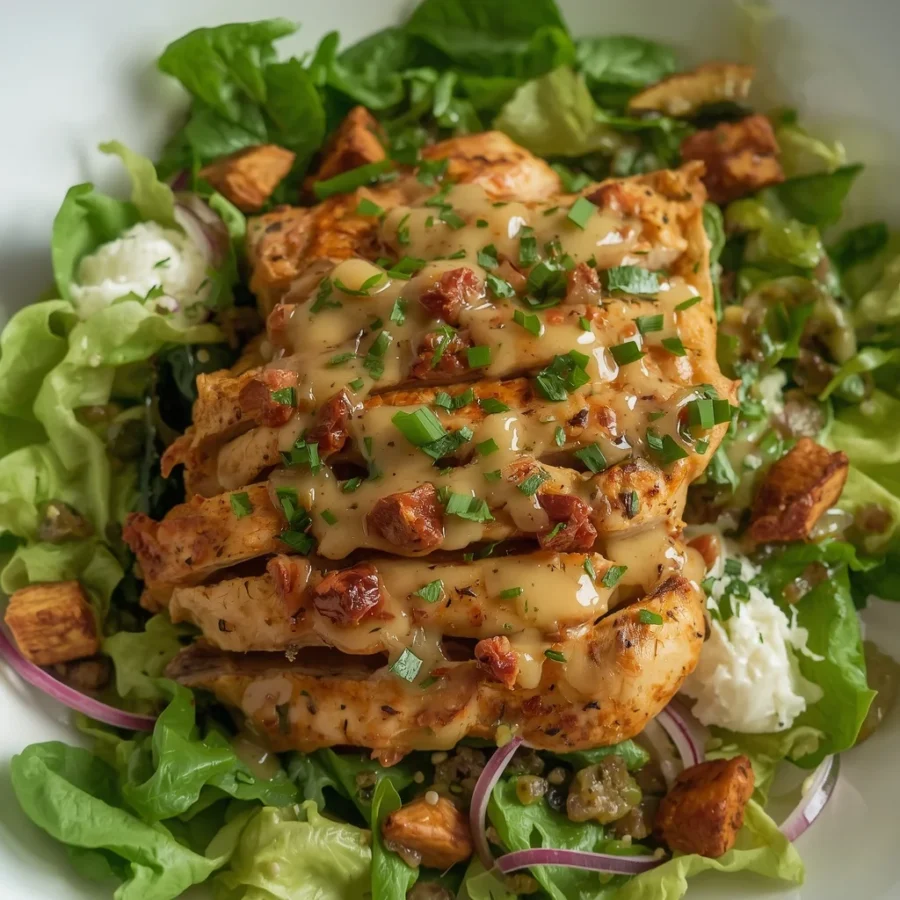 Green Goddess Chicken Chop Salad