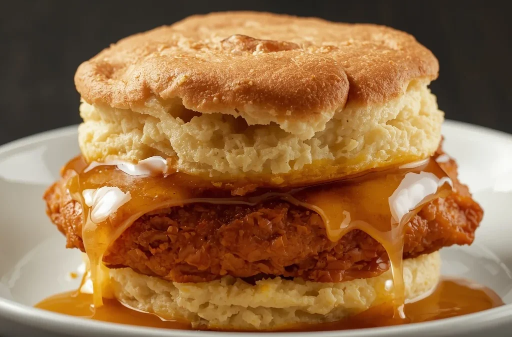 Hot Honey Chicken Biscuit Bake