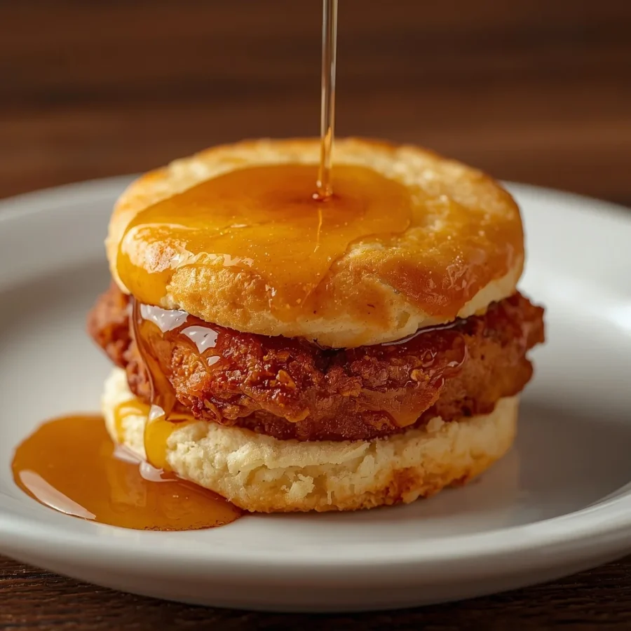 Hot Honey Chicken Biscuit Bake