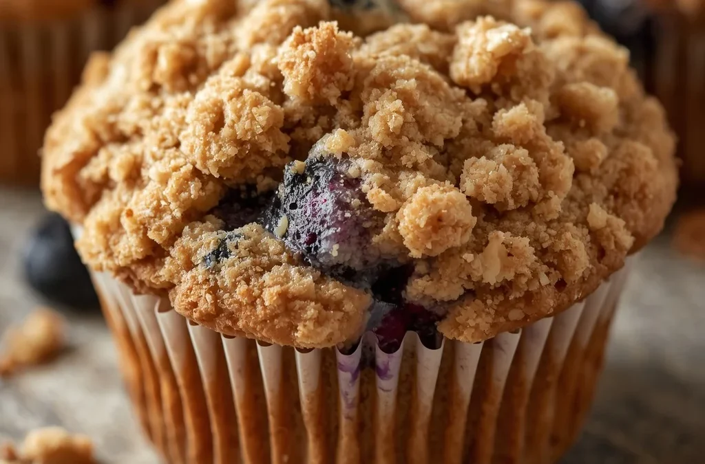 Jumbo New York Bakery Blueberry Crumb Muffin