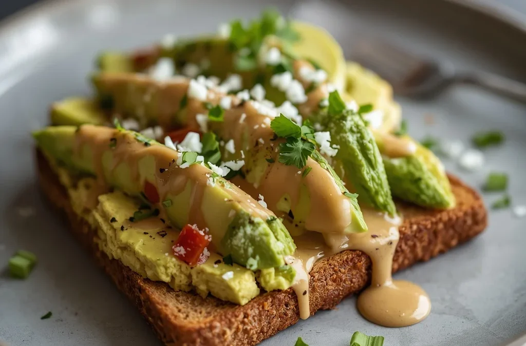 Loaded Avocado Ranch Breakfast Toast