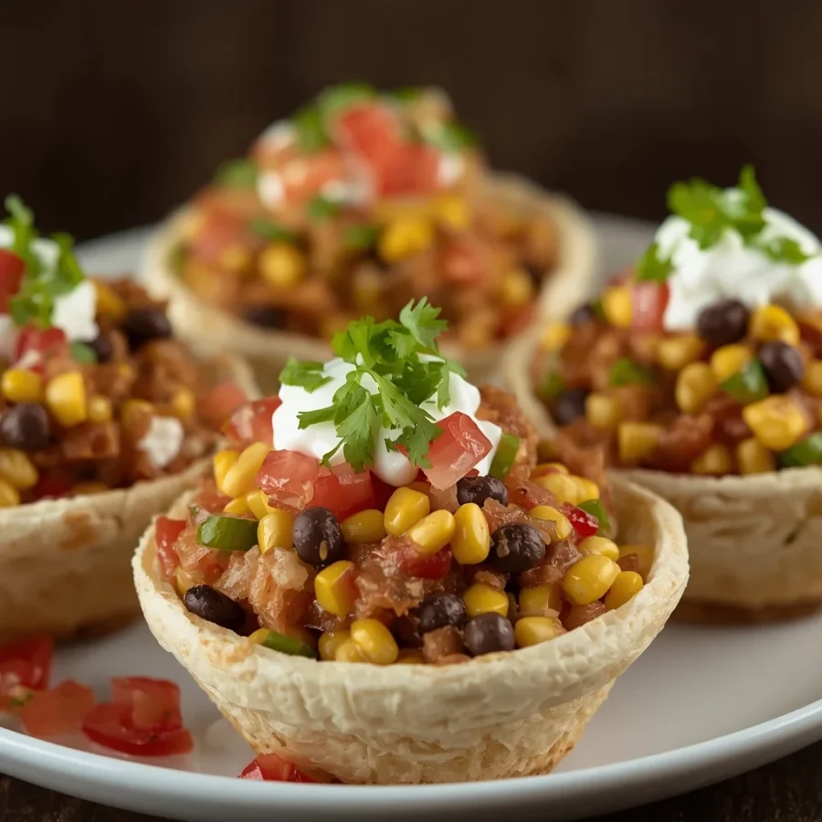 Loaded Elote Street Corn Salad Cups