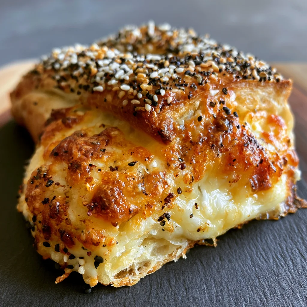 Loaded Everything Bagel Cheese Danish