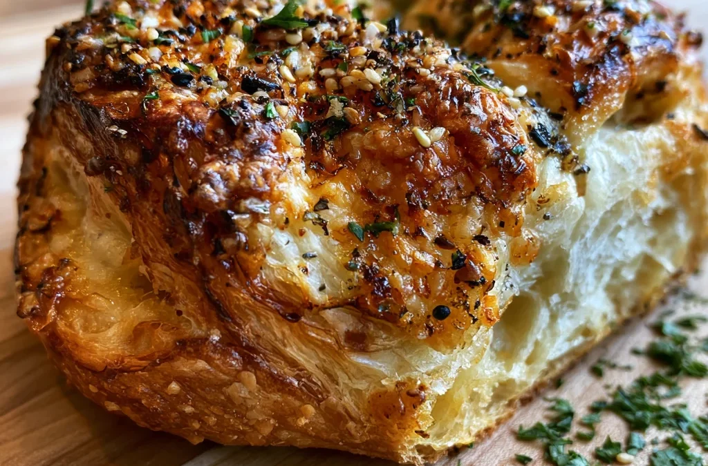 Loaded Everything Bagel Cheese Danish