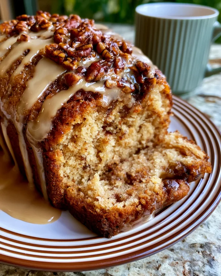 Maple Pecan Coffee Cake Loaf
