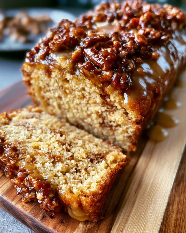 Maple Pecan Coffee Cake Loaf
