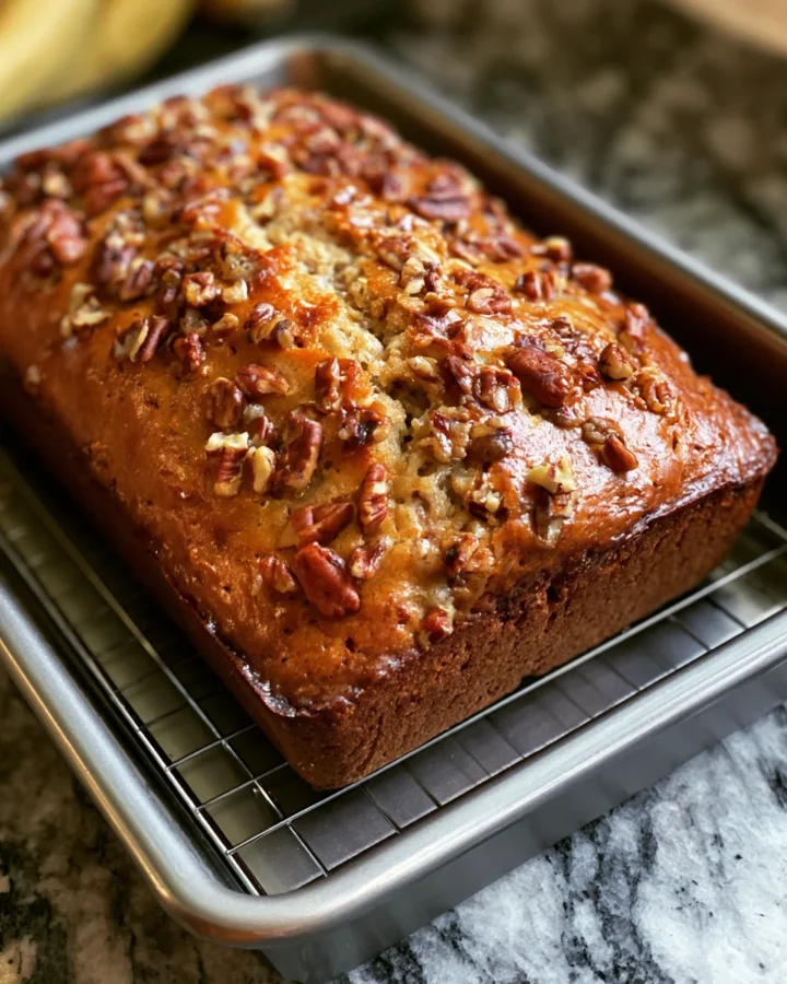 Retro Hummingbird Banana Pecan Loaf