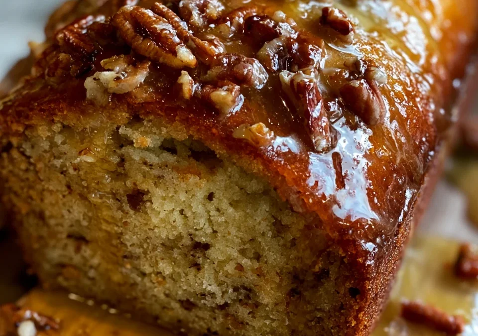 Retro Hummingbird Banana Pecan Loaf