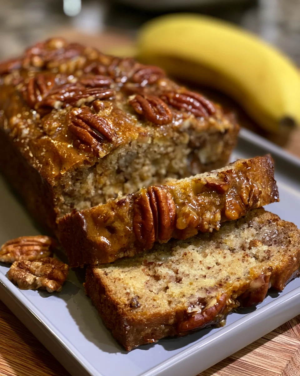 Retro Hummingbird Banana Pecan Loaf