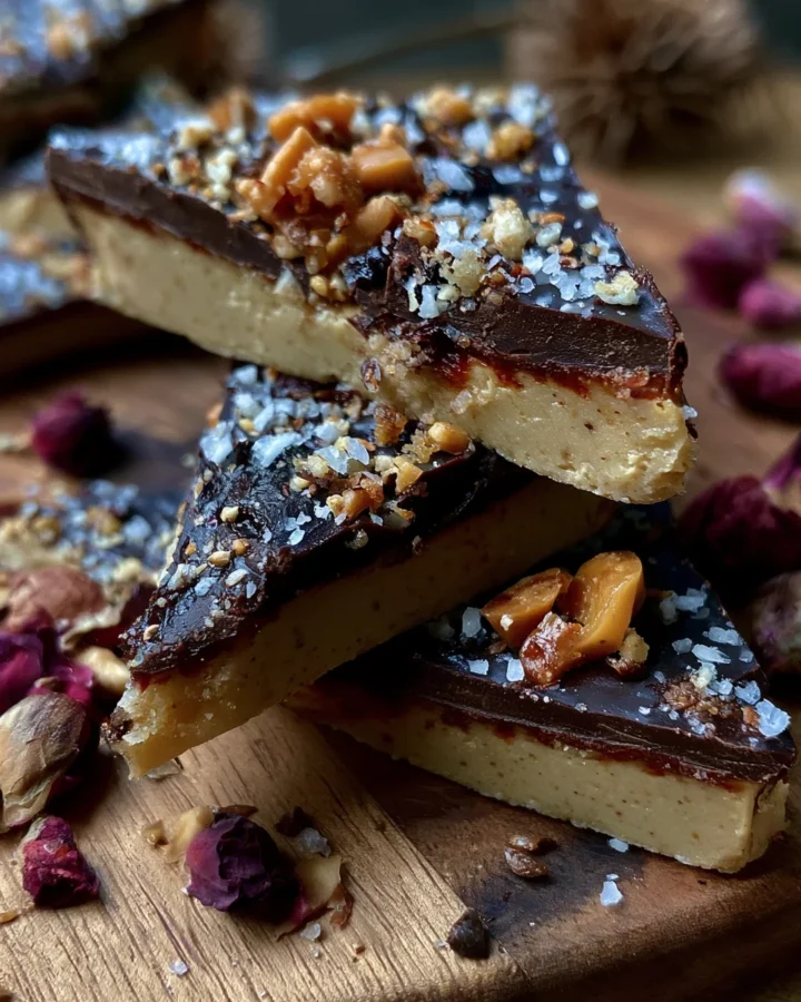 Salted Honey Halva Chocolate Bark
