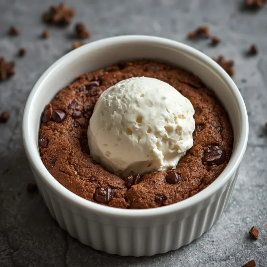 Single-Serve Deep Dish Microwave Cookie Bowl