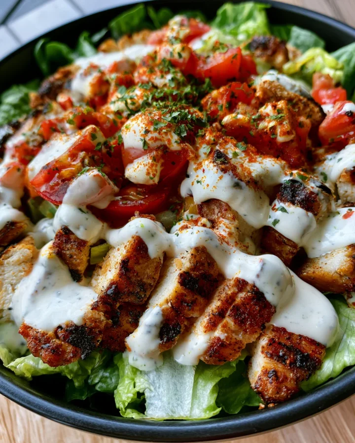 Smash Chicken Caesar Wrap Crunch Bowls
