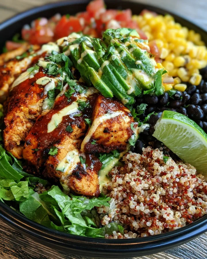 Southwest Chipotle Quinoa Chicken Salad