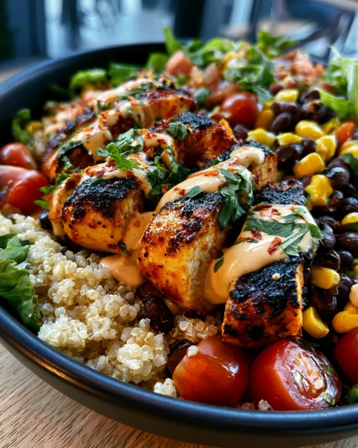 Southwest Chipotle Quinoa Chicken Salad