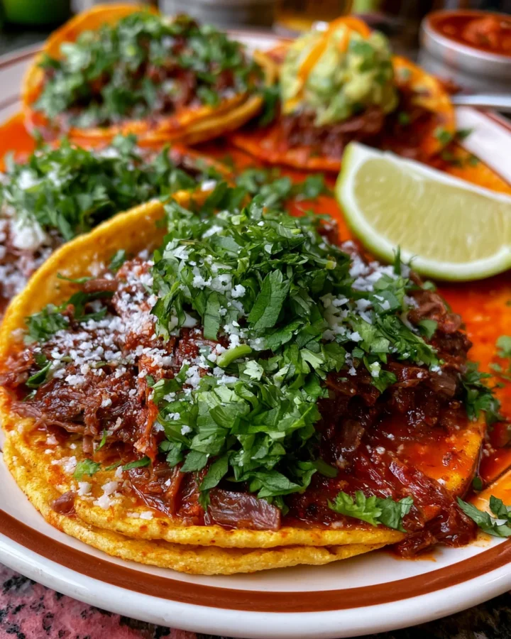 Street-Style Birria Beef Quesitacos (Halal Beef)
