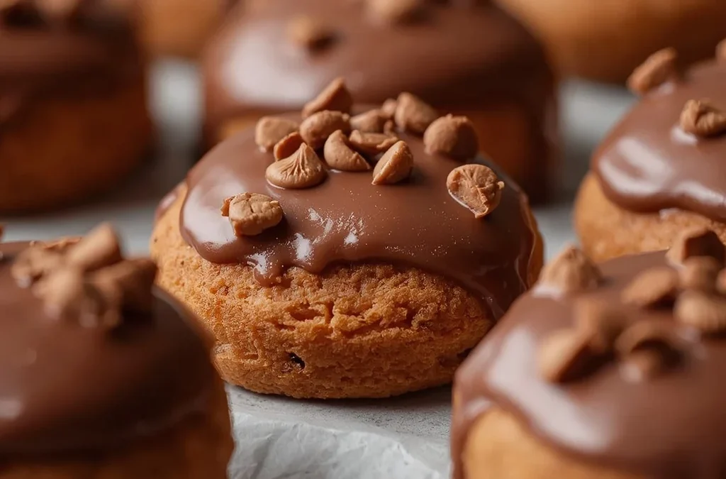 Texas Sheet Cake Bites with Glossy Fudge Icing