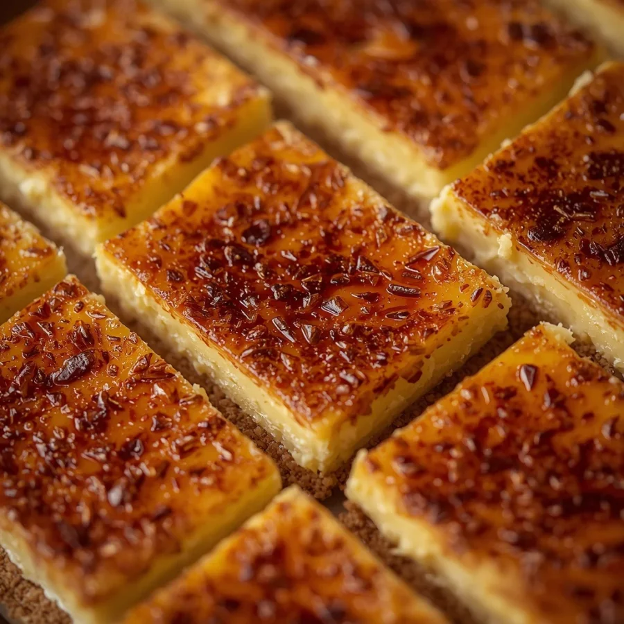 Viral Crack-Top Crème Brûlée Bars