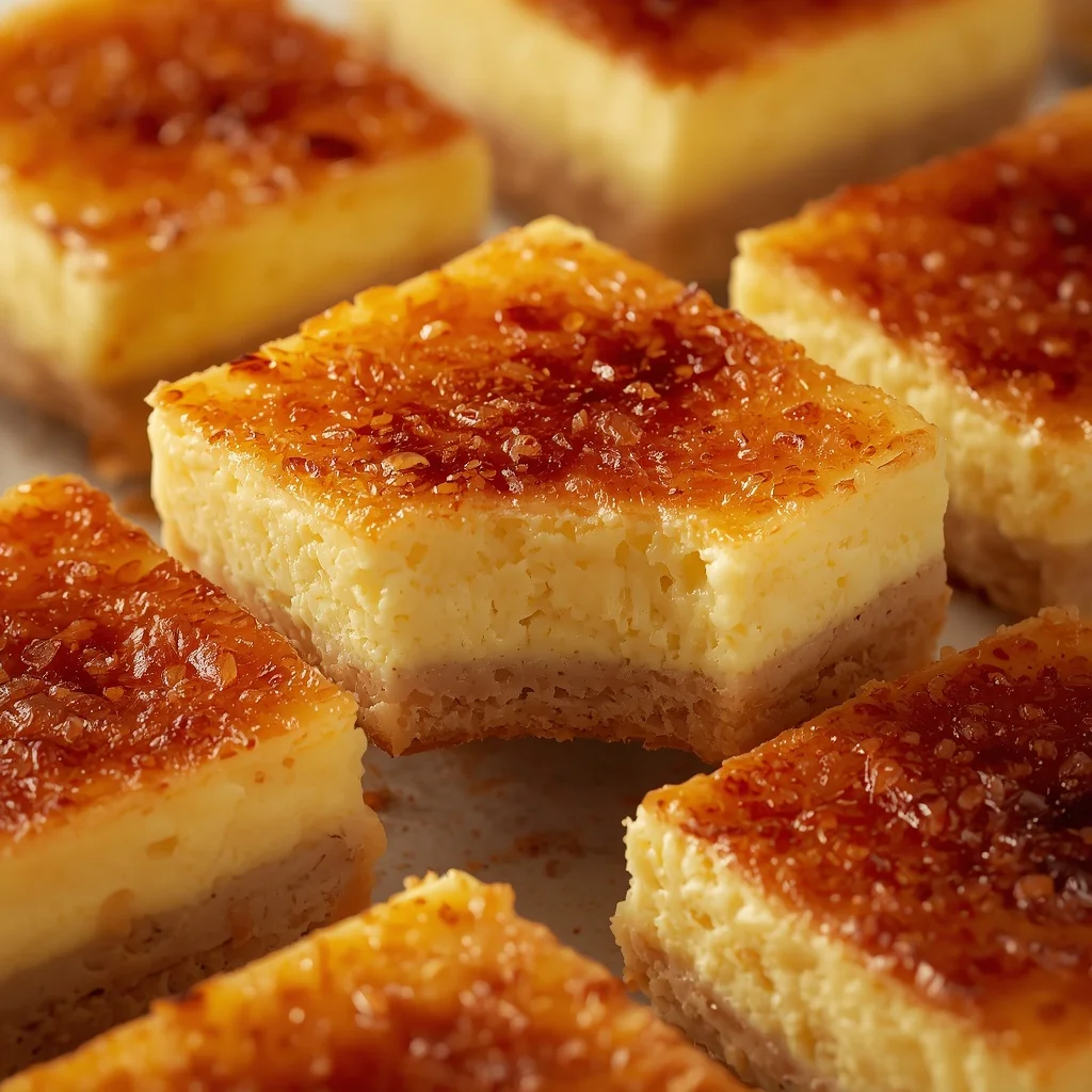 Viral Crack-Top Crème Brûlée Bars