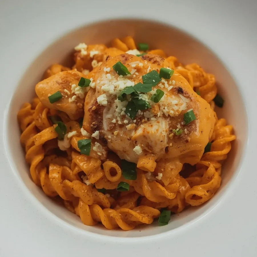 Viral Creamy Harissa Chicken Pasta