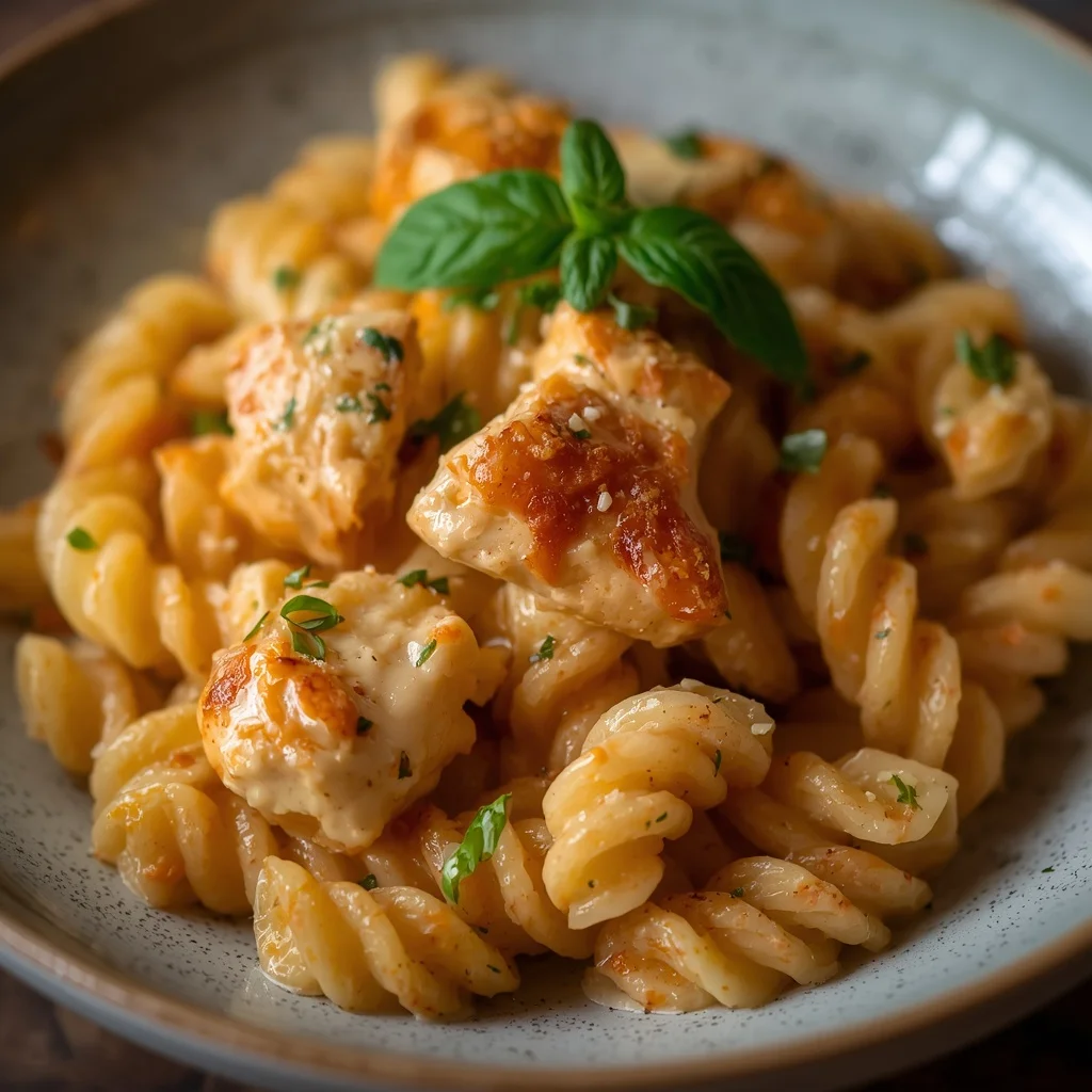Viral Creamy Harissa Chicken Pasta