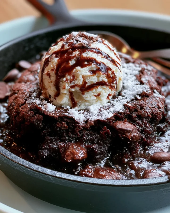 Viral Crinkle Top Brownie Skillet
