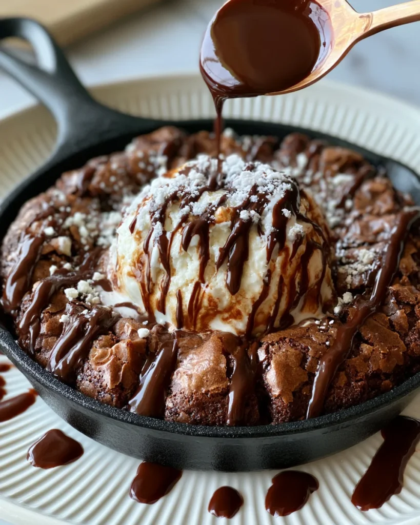 Viral Crinkle Top Brownie Skillet