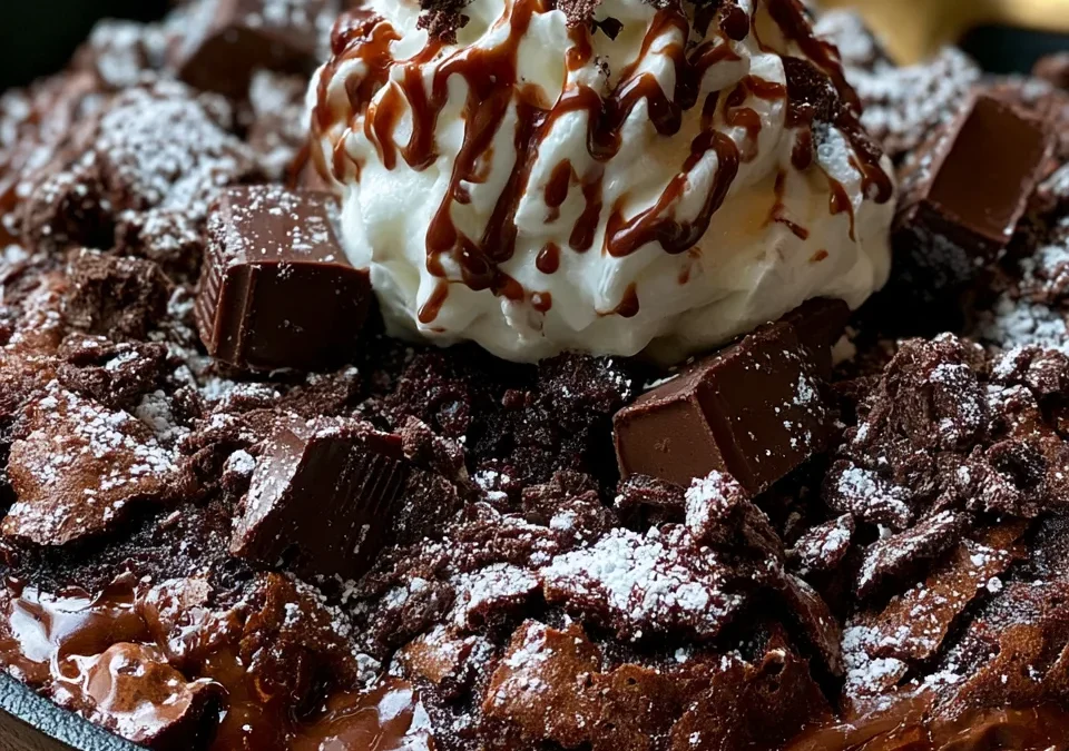 Viral Crinkle Top Brownie Skillet