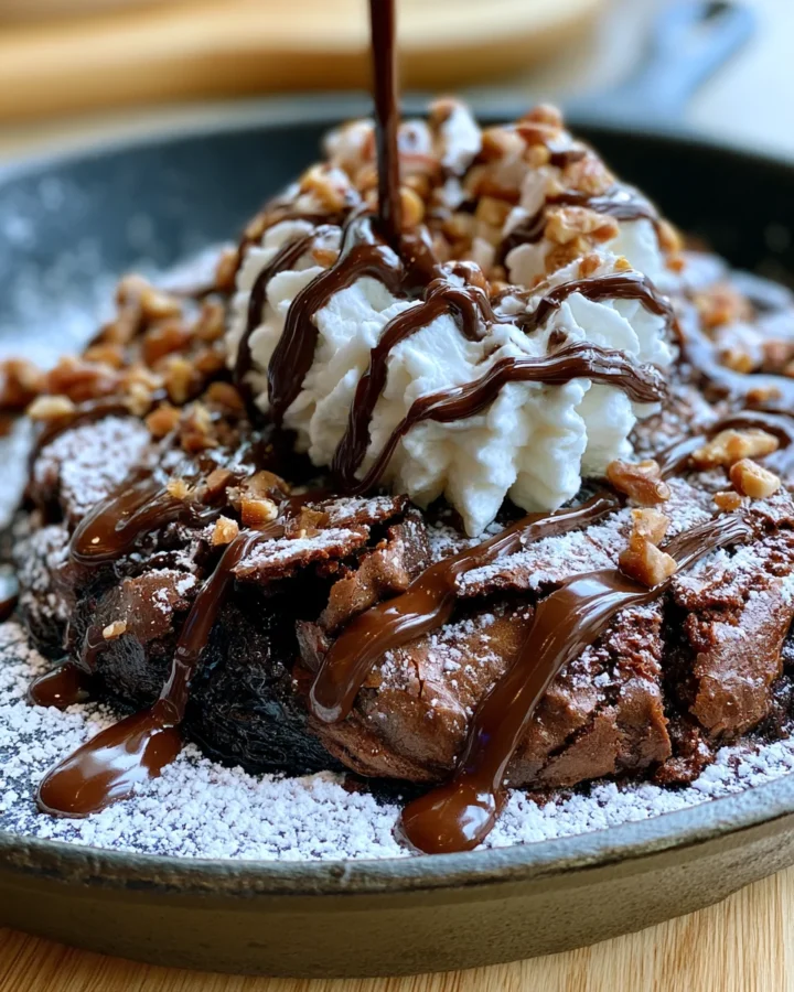 Viral Crinkle Top Brownie Skillet