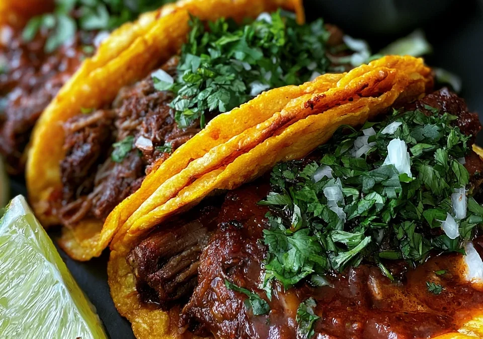 halal crispy beef birria tacos recipe