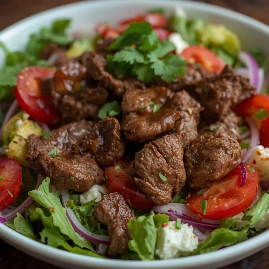 Beef Shawarma Fattoush Salad