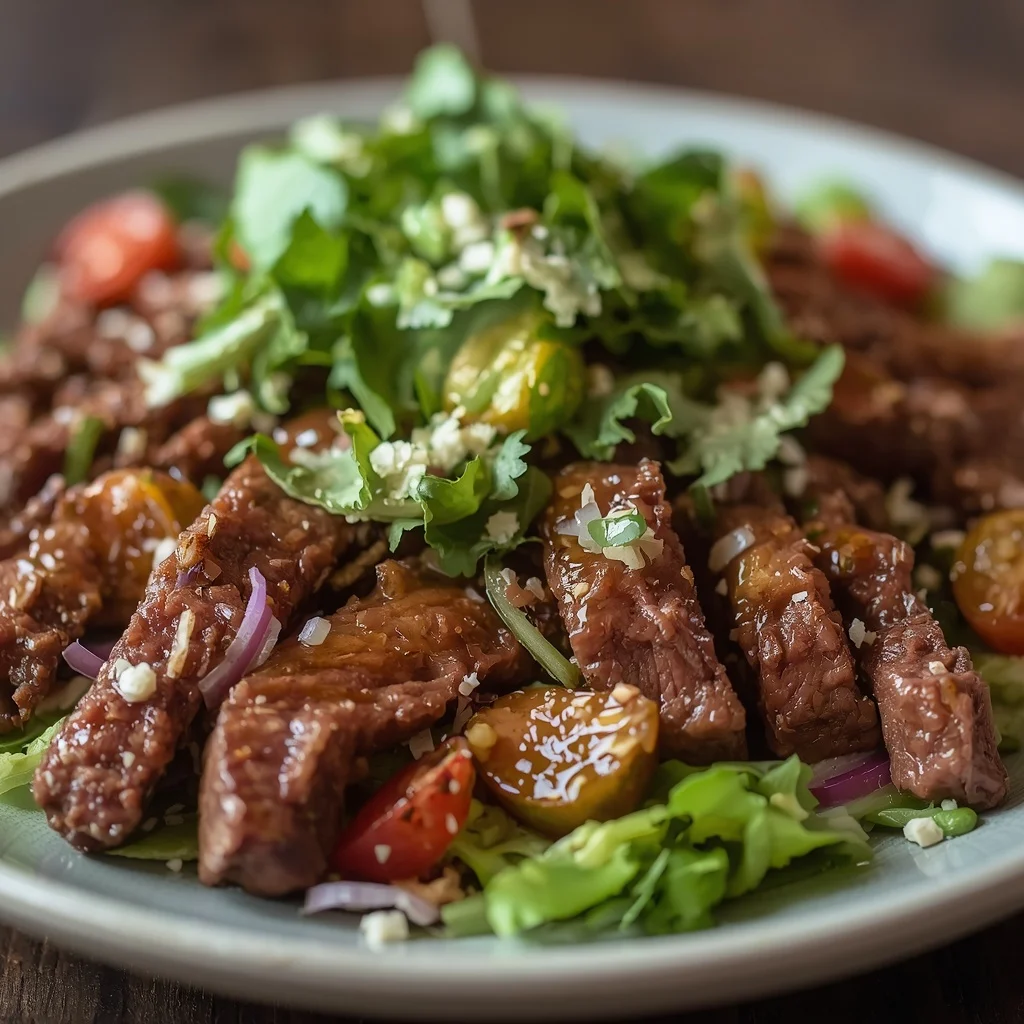 Beef Shawarma Fattoush Salad