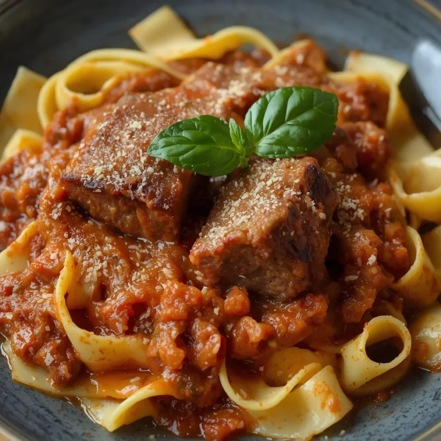 Beef Short Rib Ragu Pappardelle