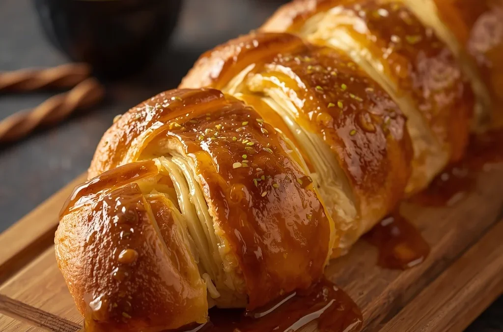 Beef Sujuk and Cheese Danish Braid