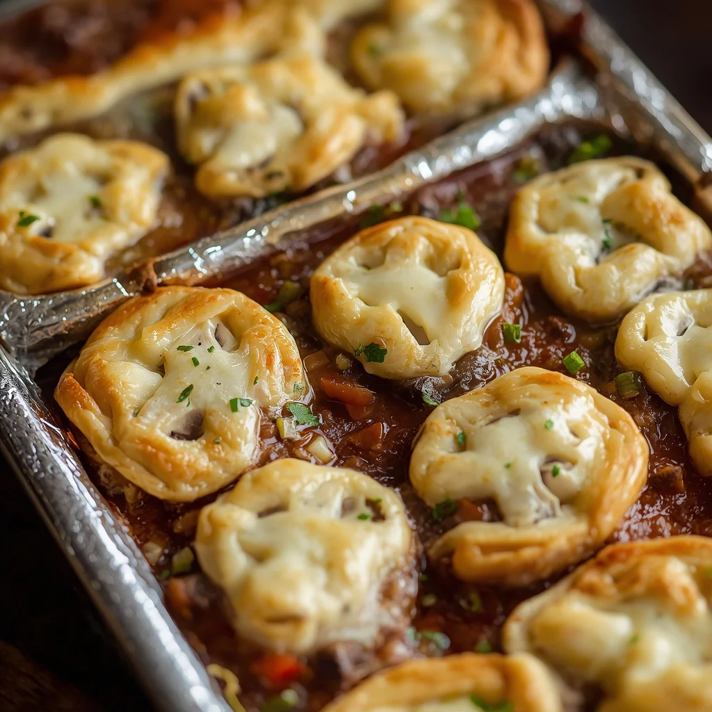 Beef and Mushroom Pot Pie Sheets