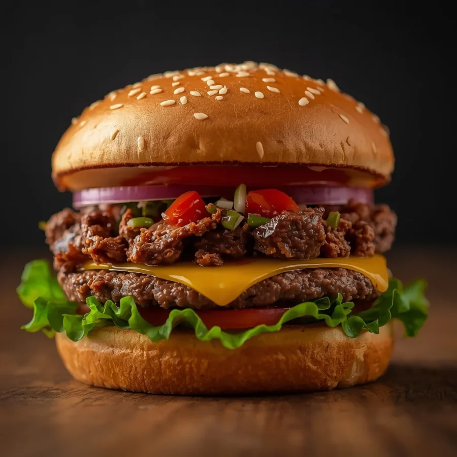 Big Mac-Style Halal Beef Chopped Salad