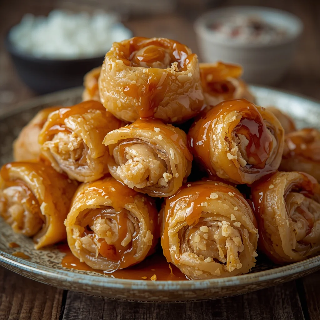Biscoff Baklava Rolls