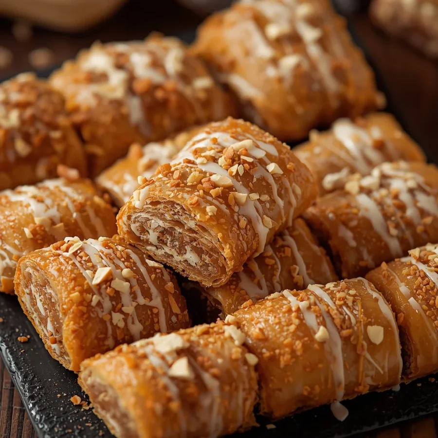 Biscoff Baklava Rolls