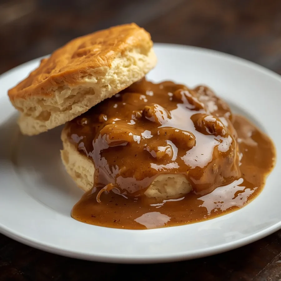 Biscuits and Turkey Gravy
