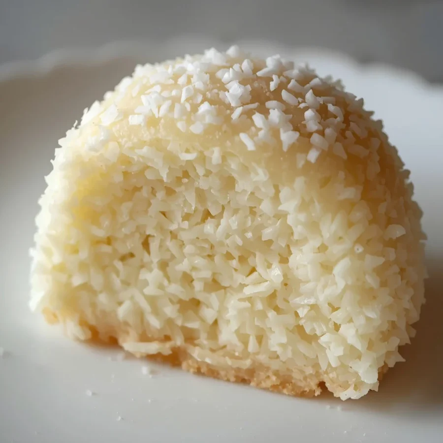 Butter Mochi Coconut Loaf