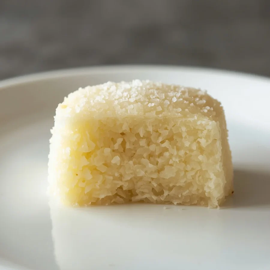 Butter Mochi Coconut Loaf