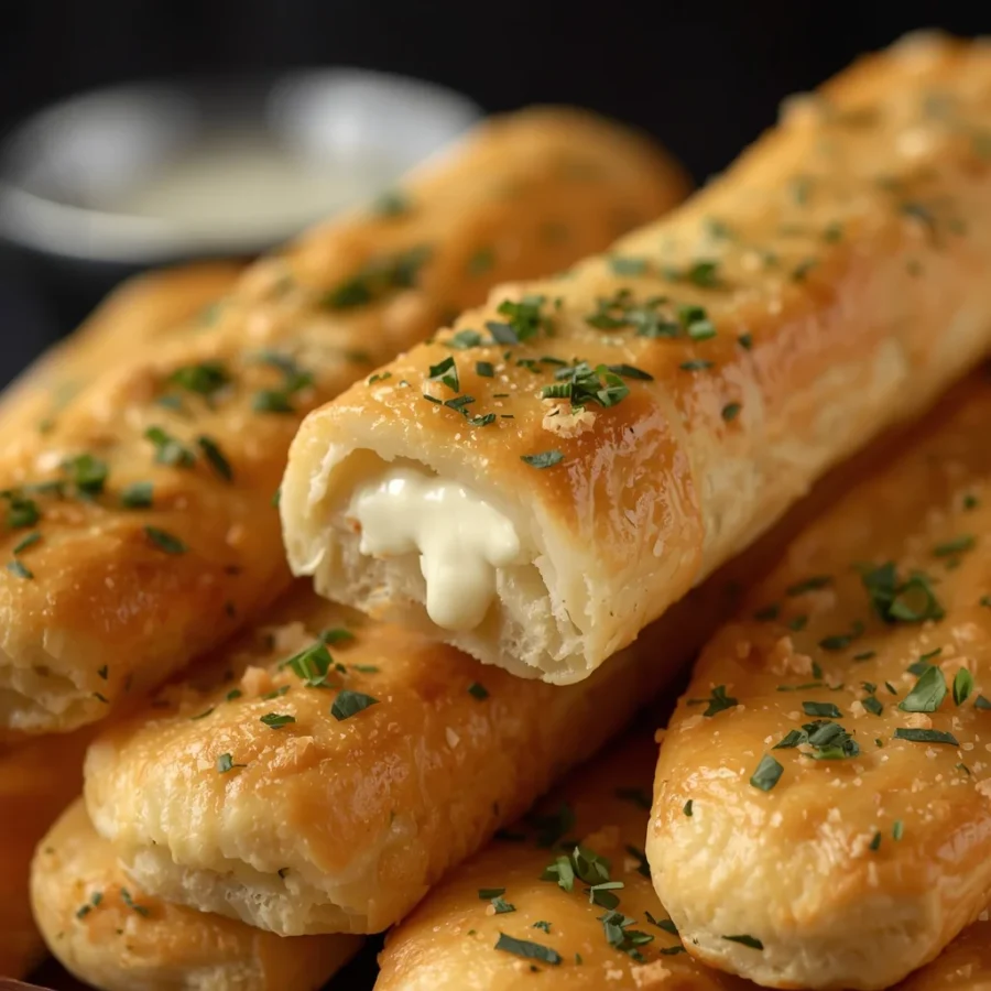 Cheesy Garlic Butter Herb Breadstix