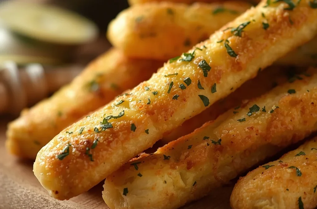 Cheesy Garlic Butter Herb Breadstix