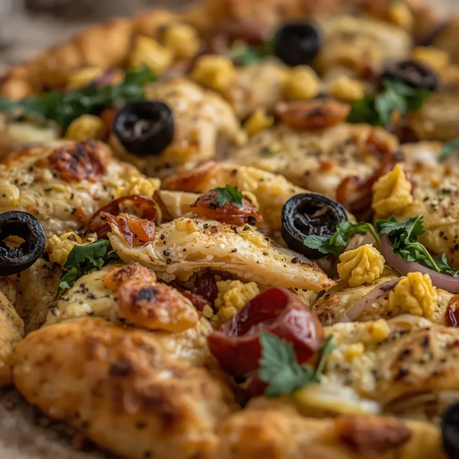 Chicken Za'atar Focaccia