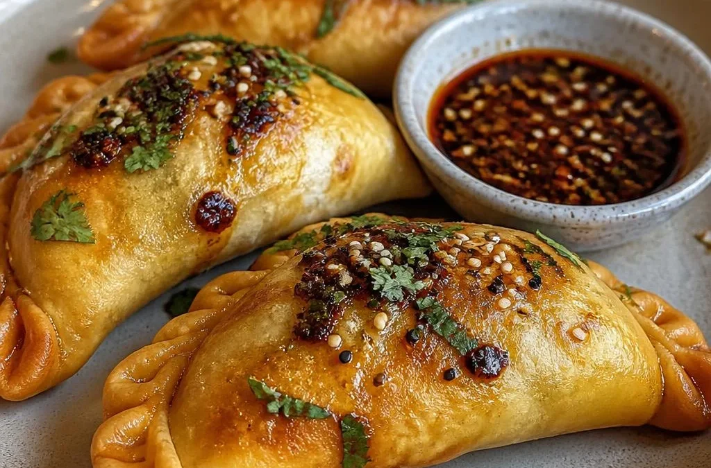 Chili Crisp Halal Beef Empanadas