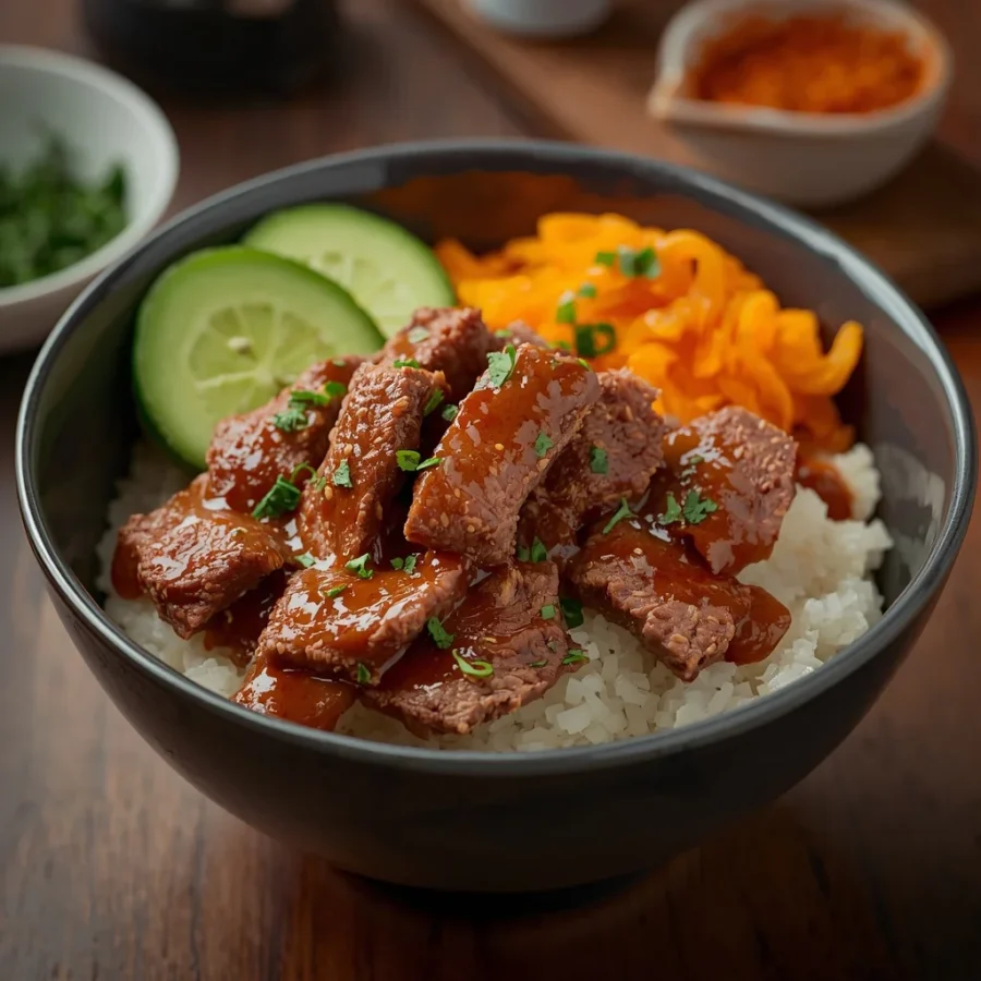 Chimichurri Beef Rice Bowls
