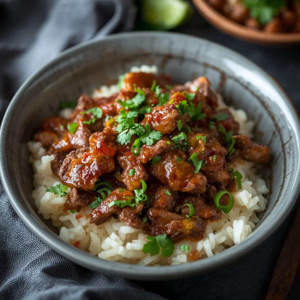 Chimichurri Beef Rice Bowls